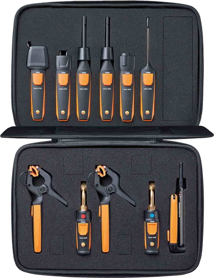 Testo 115i, 405i, 410i, 510i, 549i, 605i, 805i, 905i Wired Digital Thermometer for HVAC Use, 1 Input(s)