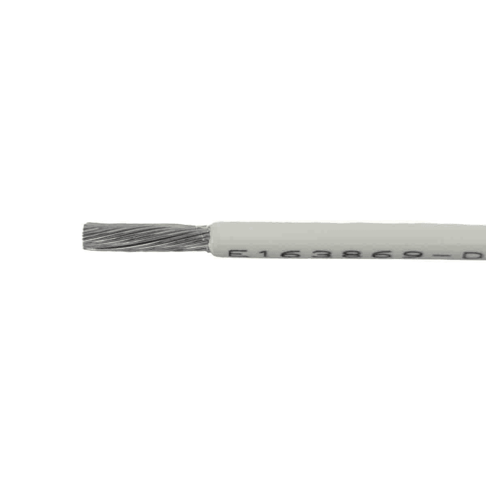Fils de câblage Alpha Wire UL11028, Ecogen Ecowire Metric, 1,5 mm², Blanc, 16 AWG, 50m, 600 V