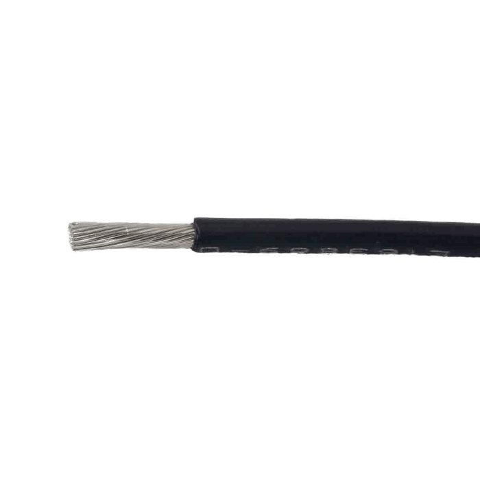 Alpha Wire Ecogen Ecowire Metric Series Black 2.5 mm² Hook Up Wire, 14 AWG, 140/0.16 mm², 50m, Polyphenylene Ether