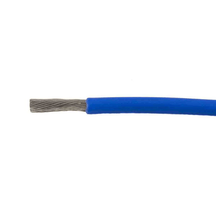 Alpha Wire Ecogen Ecowire Metric Series Blue 0.25 mm² Hook Up Wire, 24 AWG, 32/0.10 mm², 100m, Polyphenylene Ether