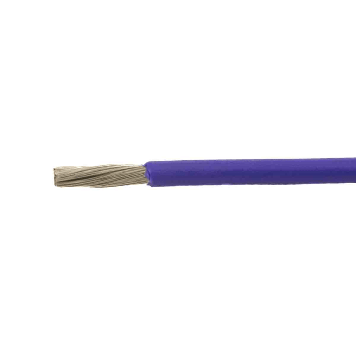 Fils de câblage Alpha Wire UL11028, Ecogen Ecowire Metric, 0,75 mm², Violet, 18 AWG, 50m, 600 V