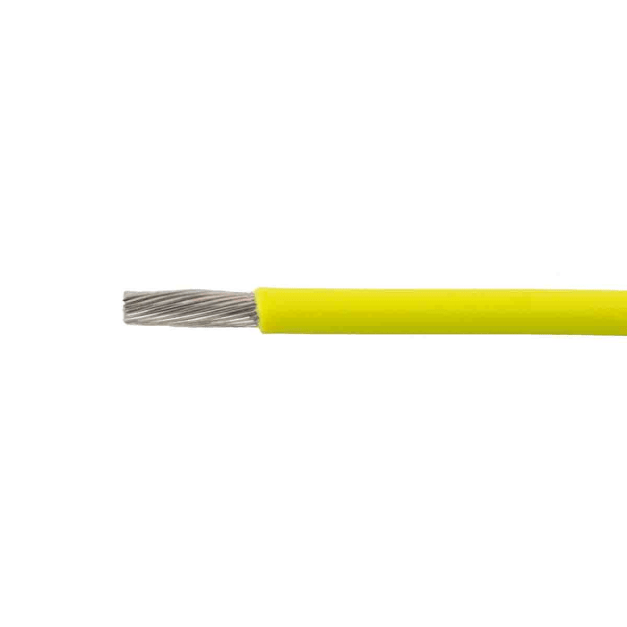 Fils de câblage Alpha Wire UL11028, Ecogen Ecowire Metric, 0,75 mm², Jaune, 18 AWG, 50m, 600 V