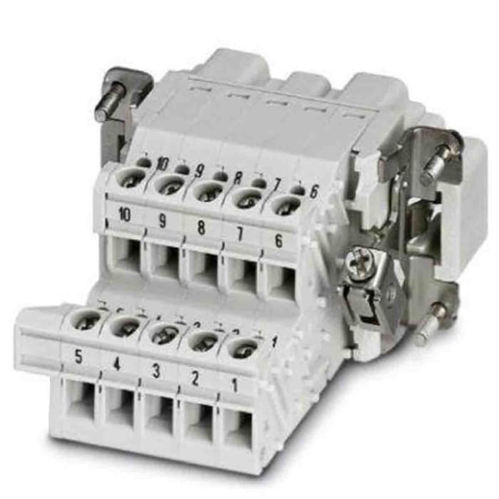 1648036 Phoenix Contact | Phoenix Contact Terminal Adapter, 10 Way, 16A ...