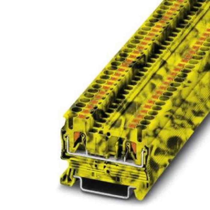 1077080 Phoenix Contact Phoenix Contact PT 2,5 Series Feed Through Terminal Block, 0.14 → 4mm²