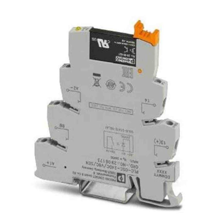 Phoenix Contact PLC Series Solid State Interface Relay, DIN Rail Mount