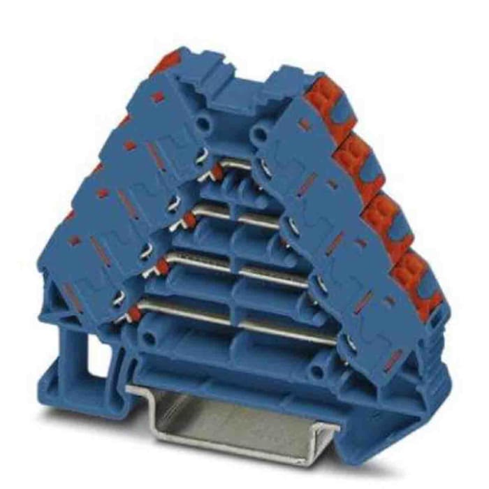 Phoenix Contact 3270174 FTRV Series Blue, 0.14 → 2.5mm², Push In Termination