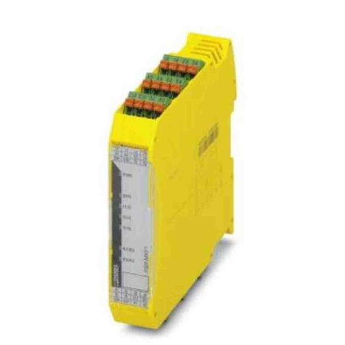 Phoenix Contact 0 Auxiliary Contacts Safety Relay 24V dc, 4-Channel 3 Safety Contacts