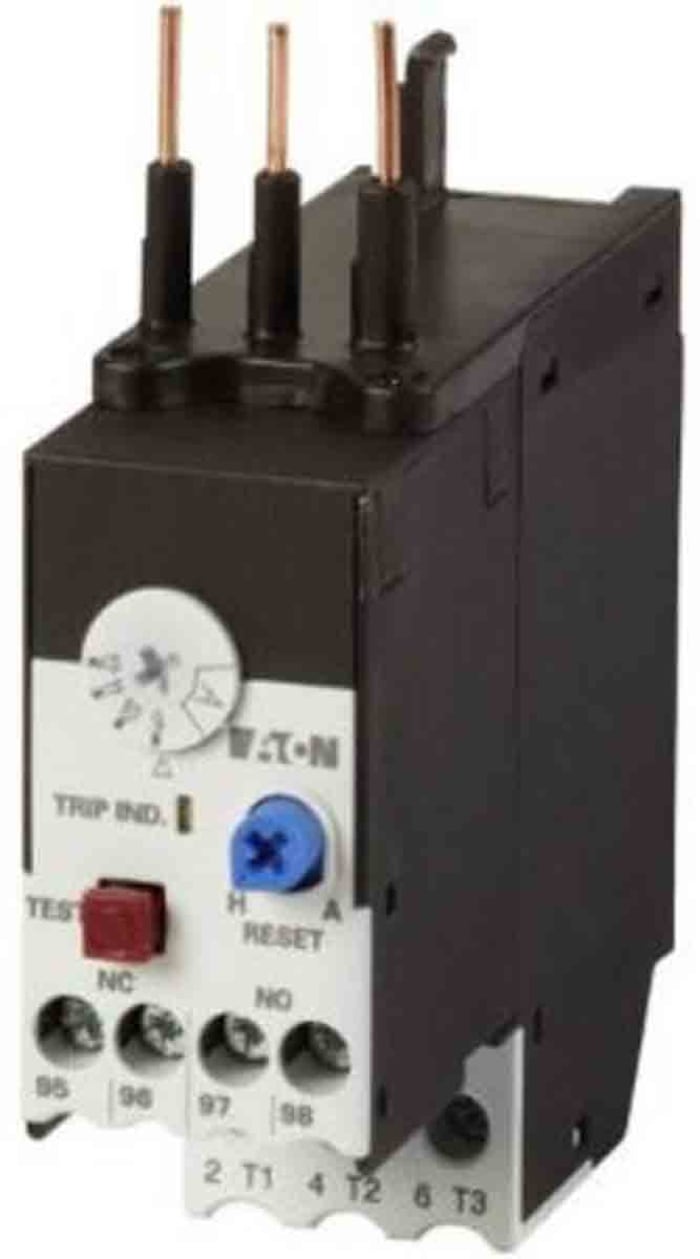 Eaton Overload Relay 1NO + 1NC, 0.6 → 1 A F.L.C, 1 A Contact Rating, 0.37 kW, 690 Vac, SP