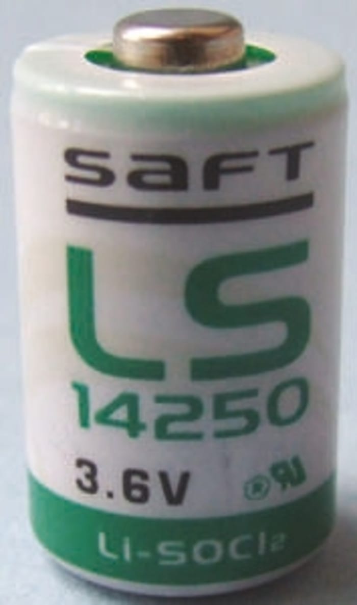 Pile 1/2 AA, 3.6V, Saft, Lithium Thionyle Chloride, 1.2Ah