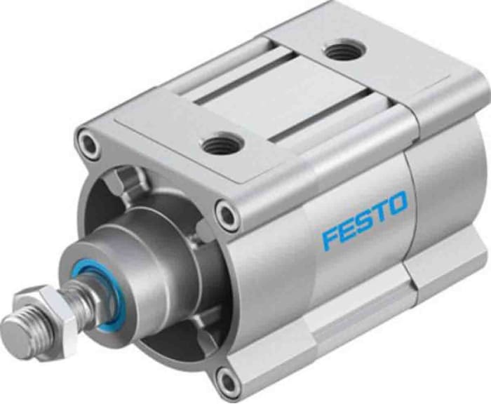 Festo Pneumatic Piston Rod Cylinder - 1384890, 100mm Bore, 25mm Stroke, DSBC Series, Double Acting