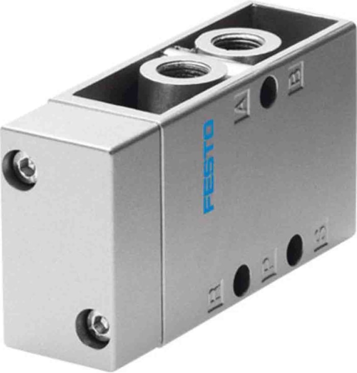 Electroválvula neumática Festo, Serie VL, Rosca G 1/4, Función 5/2 Monostable, Neumático, Colector