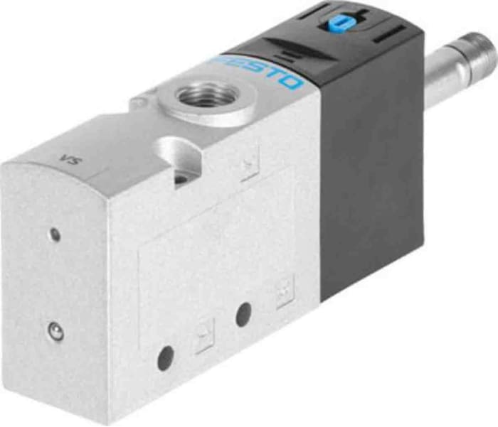 Festo 3/2 Closed, Monostable Solenoid Valve - Electrical G 1/8 VUVS Series, 575262