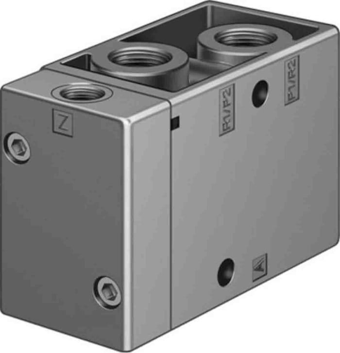 Festo 3/2 Open/Closed, Monostable Pneumatic Solenoid Valve - Pneumatic G 1/8 VL Series, 536028