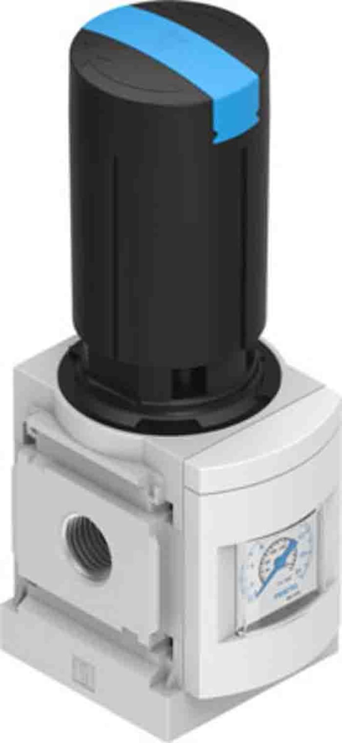 Festo G 1/4 Pneumatic Regulator - 0.3bar to 7bar, 20bar max. input, 529997