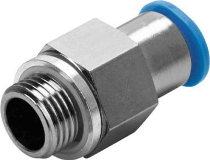 Qsk G3 8 8 Festo Festo Straight Threaded Adaptor To G 3 8 Male To Push In 8 Mm 2 3432 Rs Components