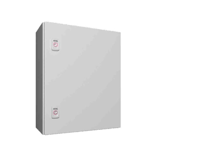 Coffret mural Rittal AX en Tôle d'acier, Hauteur 500 mm, Largeur 400 mm, Profondeur 210mm, RAL7035, IP66