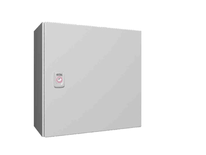 Coffret mural Rittal AX en Tôle d'acier RAL7035, diamètre extérieur 380 x 380 x 210mm, IP66
