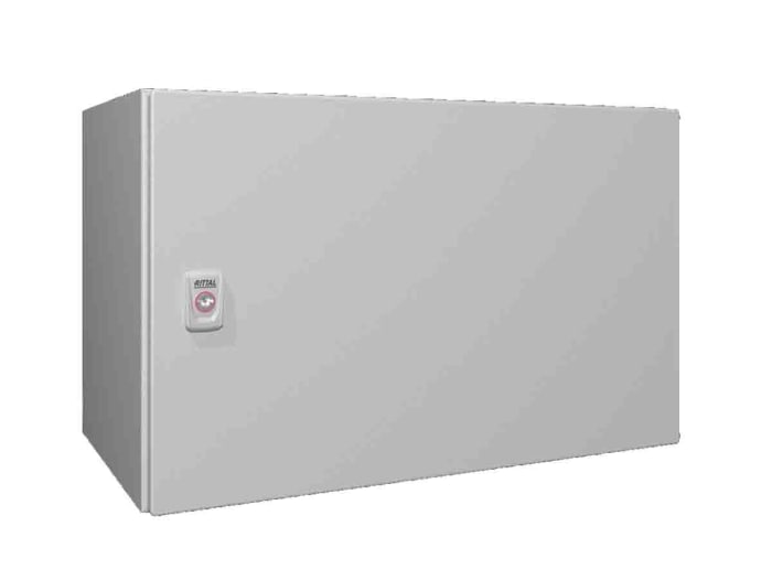 Coffret mural Rittal AX en Tôle d'acier, Hauteur 380 mm, Largeur 600 mm, Profondeur 350mm, RAL7035, IP66