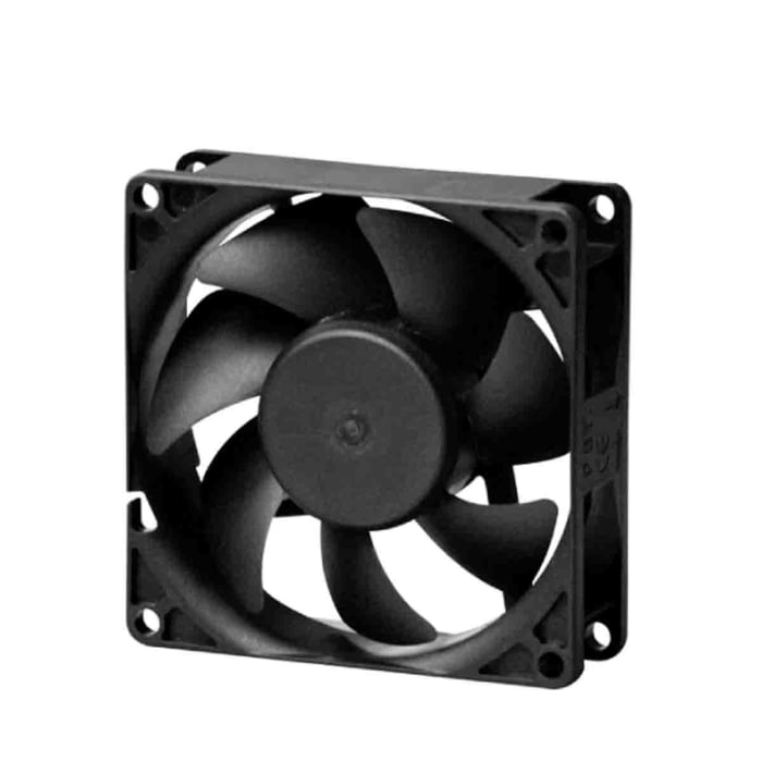 Sunon Axial Fan, 12 V dc, DC Operation, 37cfm, 1.08W, 104mA Max, IP20, 80 x 80 x 25mm