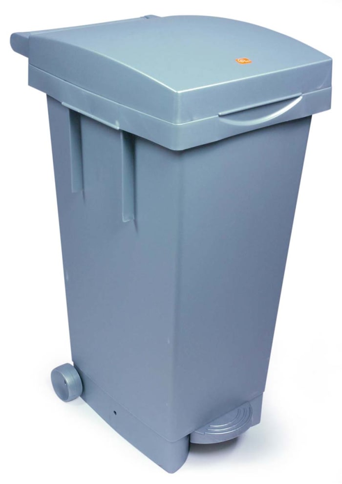 NEUTRAL 80L Grey PP Waste Bin