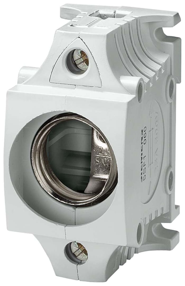 5SF1060 Siemens Siemens 25A Bottle Fuse Holder, 1P, 500V ac 202