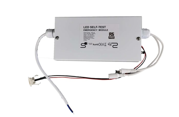 RS PRO Emergency Light Conversion Kit for use with RS PRO Square LED Panels, 600 x 600 mm