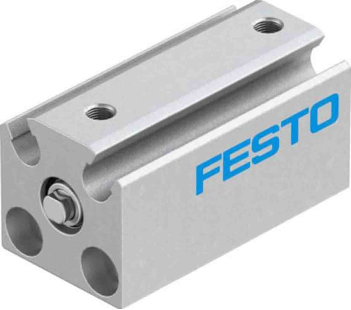 Festo Pneumatic Compact Cylinder - 526902, 6mm Bore, 10mm Stroke, ADVC Series, Double Acting