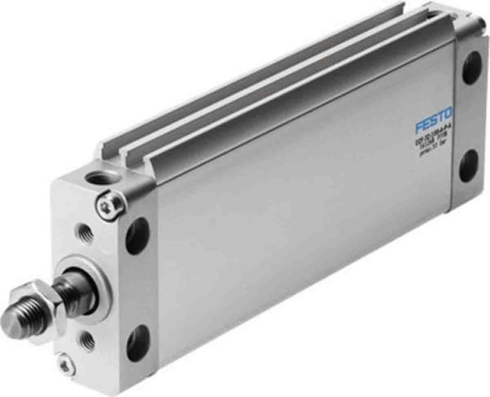 Festo Pneumatic Compact Cylinder - 161266, 32mm Bore, 50mm Stroke, DZF-32-50-A-P-A Series, Double Acting