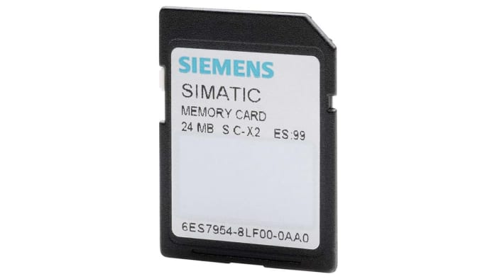 Paměťová karta, řada: 6ES7954, pro použití s: S7-1X00 CPU/SINAMICS Siemens, rozsah: SIMATIC