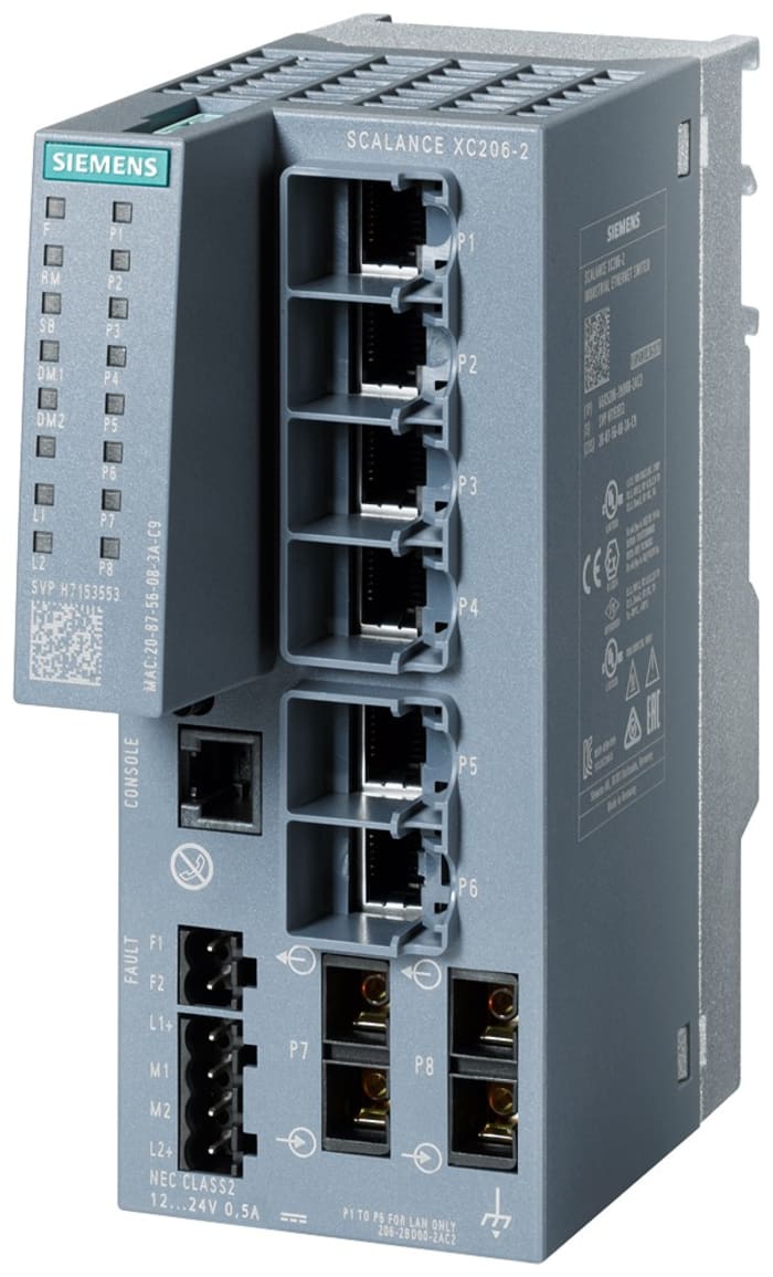 Siemens Managed Switch 8 Port Ethernet Switch