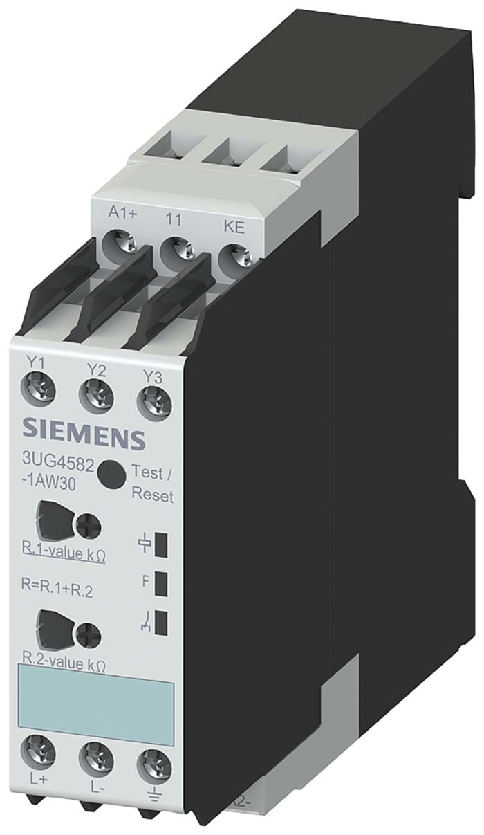 Siemens Voltage Monitoring Relay, SPST, DIN Rail