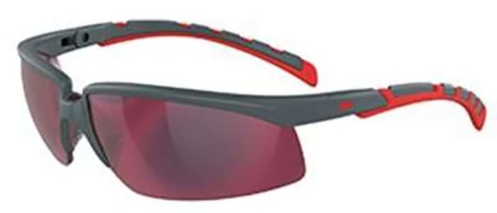 3M Solus Safety Glasses, Grey PC Lens