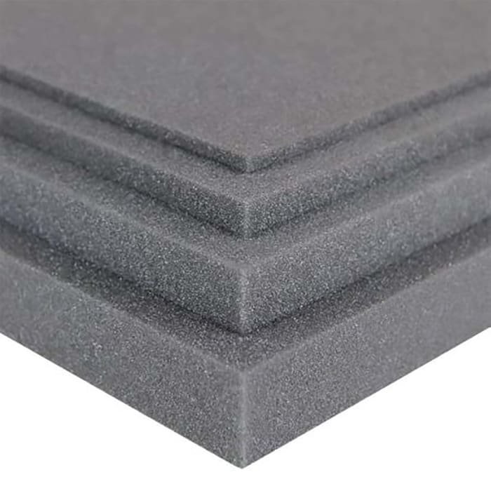 RS PRO Grey Rubber Sheet 950mm x 950mm x 15mm