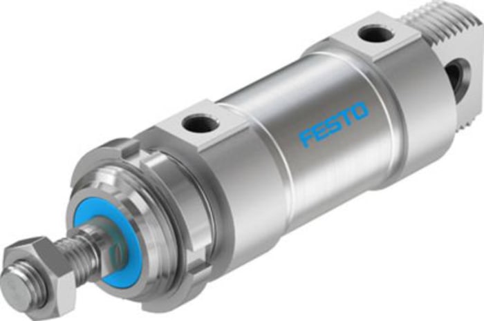 Festo Pneumatic Roundline Cylinder - 559315, 50mm Bore, 25mm Stroke, DSNU Series, Double Acting
