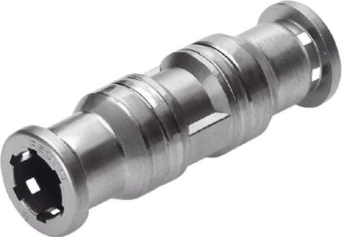 Festo CRQS Series Straight Tube-to-Tube Adaptor, Push In 4 mm, Tube-to-Tube Connection Style, 130645