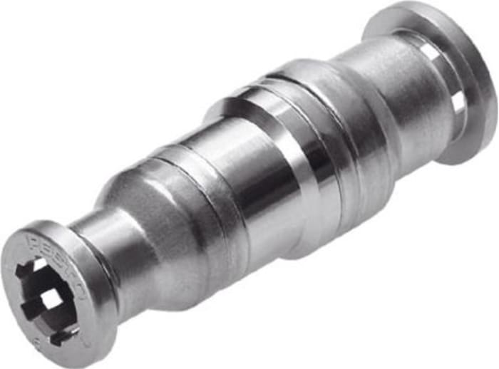 Festo CRQS Series Reducer Nipple, Push In 12 mm to Push In 10 mm, Tube-to-Tube Connection Style, 130654