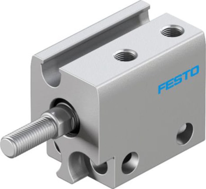 Vérin compact pneumatique Festo ADN 8080598 Double Action , alésage de 6mm, course de 5mm
