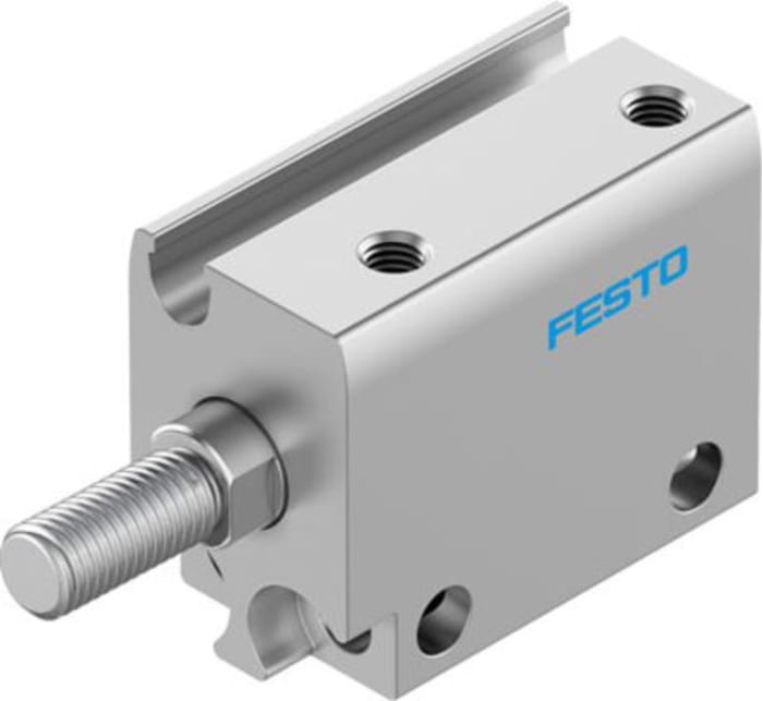 Festo Pneumatic Compact Cylinder - 8080586, 10mm Bore, 10mm Stroke, AEN Series, Single Acting
