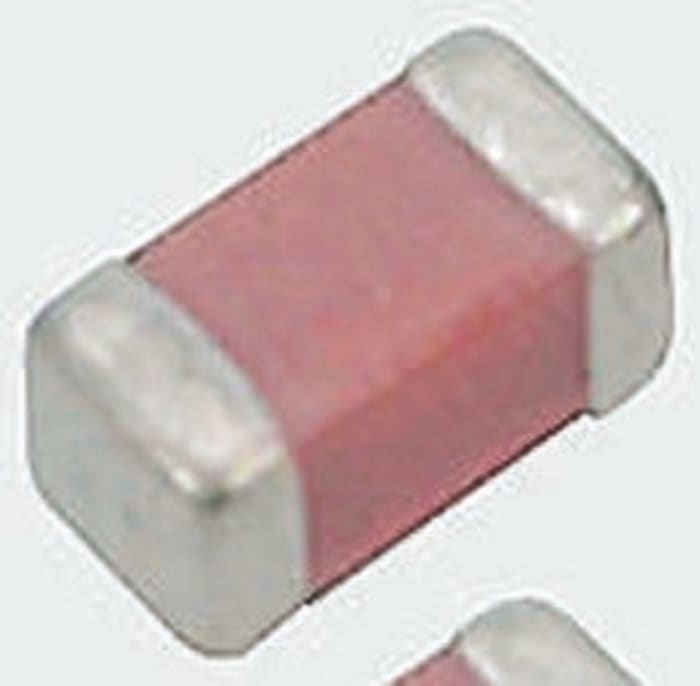Condensateur céramique multicouche,  CMS, 3.3nF, 50V c.c., ±5%, diélectrique : C0G