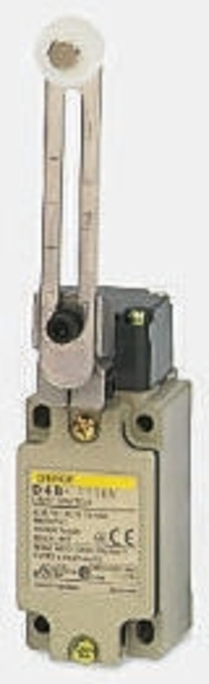 D4B-N Safety Limit Switch With Roller Lever Actuator, NO/NC