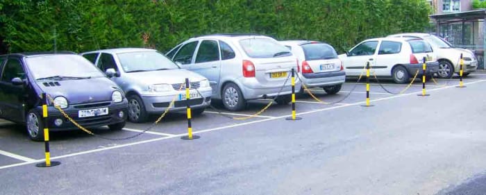 RS PRO | RS PRO Black, Yellow Post, Steel, Barrier Post | 204-1765 | RS