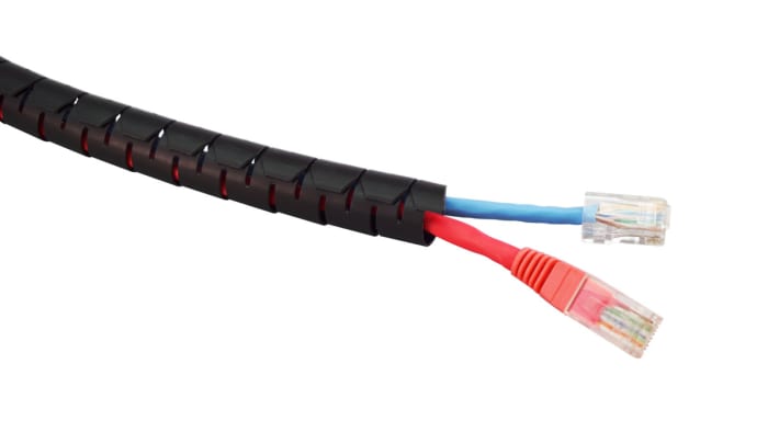 RS PRO Spiral Wrap, I.D 15mm, 16mm Polypropylene