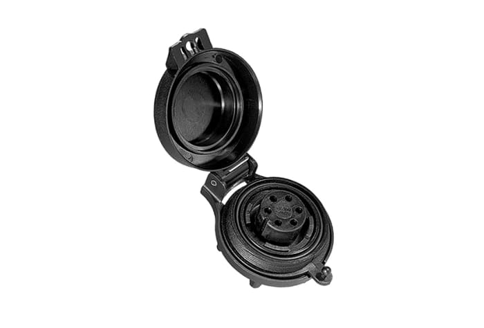 Bouchon anti-poussière pour connecteur cylindrique Bulgin série Standard Buccaneer IP54