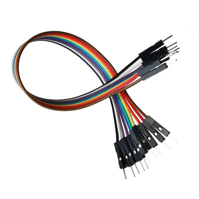 4110 40 200mm Jumper Wire Breadboard Jumper Wire in Black Blue Brown Green Grey Orange Purple Red White Yellow
