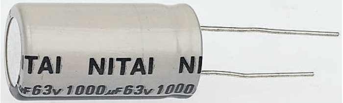 GPR min radial Al elect cap,2.2uF 63V