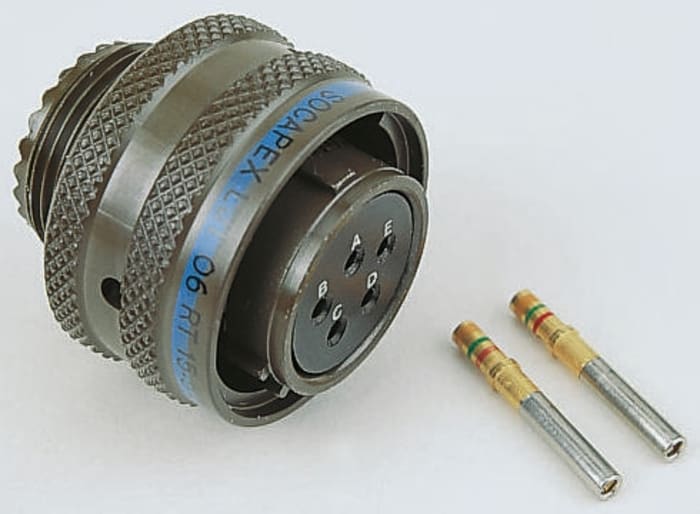 Amphenol Socapex, LJT 10 Way Cable Mount MIL Spec Circular Connector Plug, Socket Contacts,Shell Size 13, Bayonet