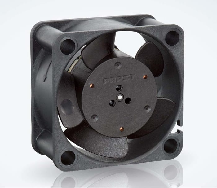 ebm-papst 400 Series Axial Fan, 24 V dc, DC Operation, 10m³/h, 1W, 42mA Max, IP20, 40 x 40 x 20mm