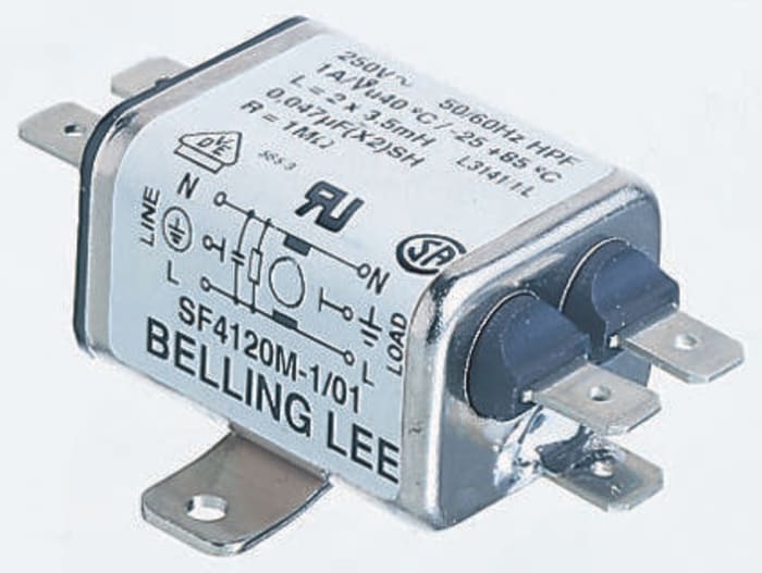 Filter,equipment,chassis mount,medical,low leakage