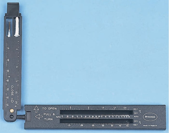 Brannan 13/600/2 Termo Higrometre (Sıcaklık ve Nem Ölçer), +50°C
