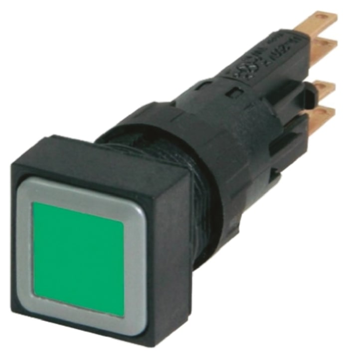 Bouton-poussoir Eaton, RMQ16 Vert, Ø découpe 16mm, Momentané